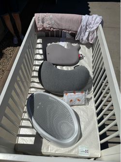 Crib and mattress
