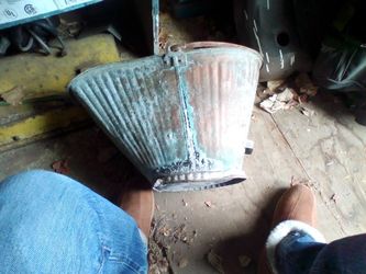 Antique Copper Coal Bucket