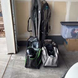 Ski’s, Helmets, And Ski Boots