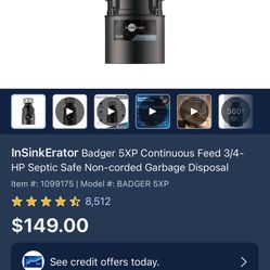 InSinkerator Badger 900 Food Waste Disposer