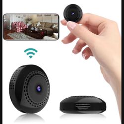 Mini Camera WiFi Wireless Nanny Cam, Spy Camera Hidden Camera,1080p HD Home Security Camera,Night Vision Indoor/Outdoor Small Dog Pet Camera for Mobil