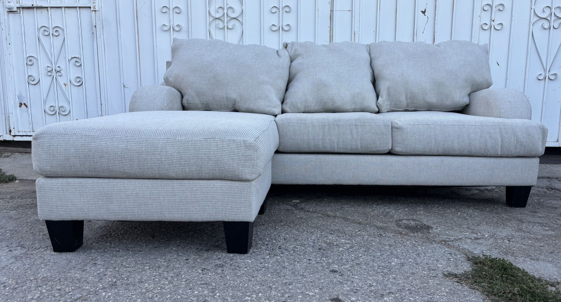 Sectional Couch Sofa L Shape Reversible Chaise 