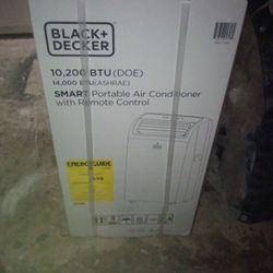 Black & Decker 14,000 BTU Smart Portable Air Conditioner With Remote Control