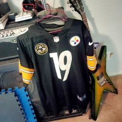 Nike Pittsburgh Steelers #19 NFL Jersey SMITH-SHUSTER ON FIELD L