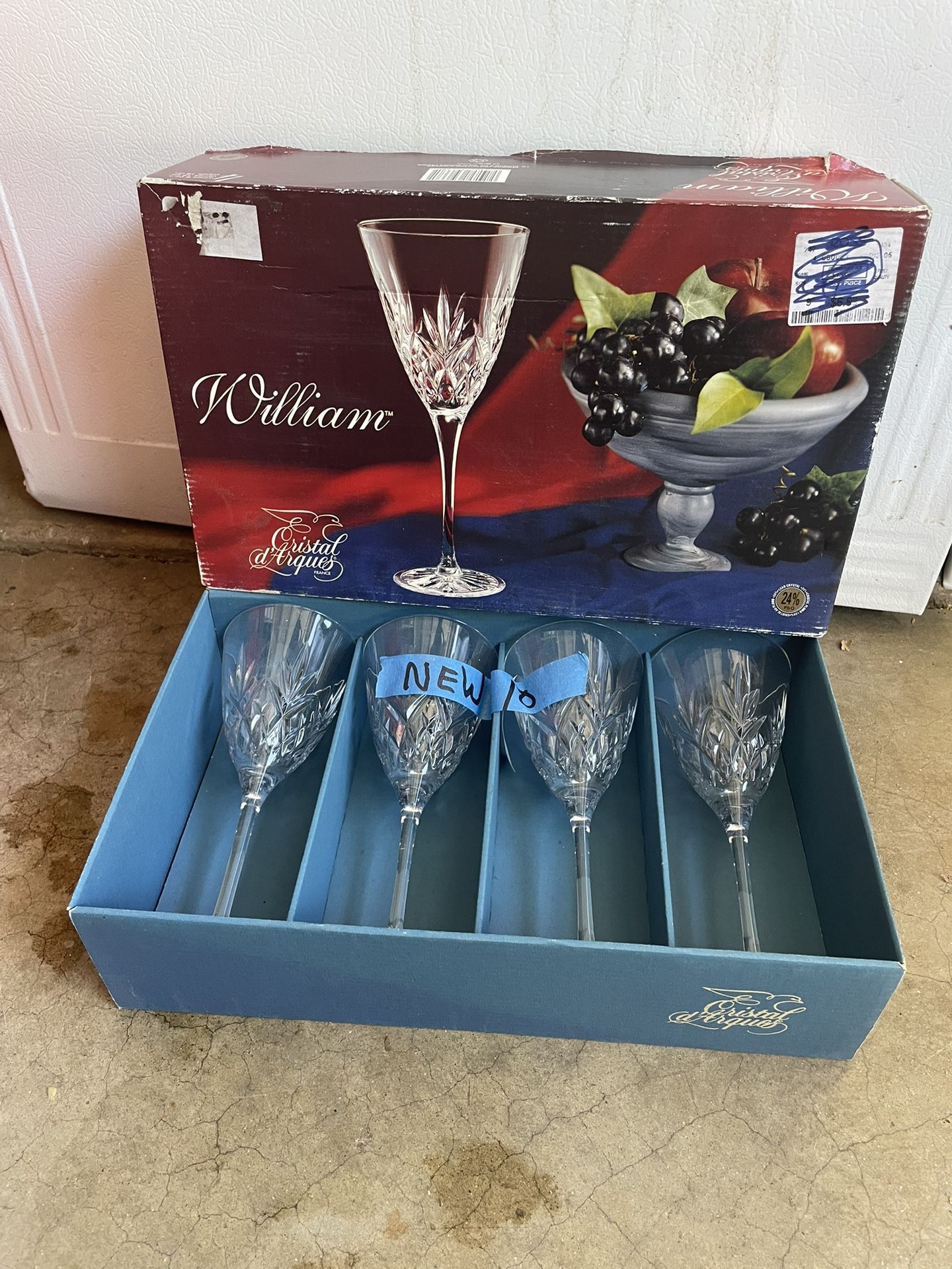 Copas De Cristal Nuevas 10.00 Dólares