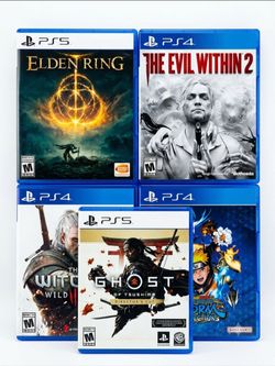 PS4 / PS5 Game Bundle – Lot of 5