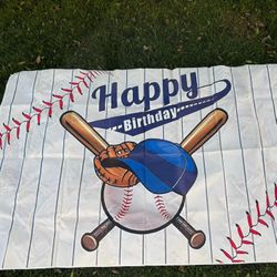 Baseball Theme Backdrop