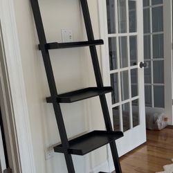 Black Ladder Bookcase