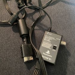 Sony PlayStation Rf Adapter/ Look At Picture 