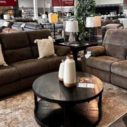 $10 Down finance or Cash  Ashley Reclining Sofa and Loveseat Living Room Set