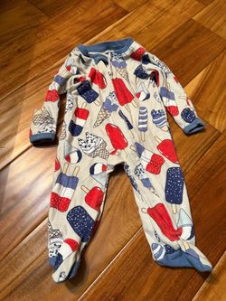 Baby the honest company patriotic popsicle ice cream sleeper. Size 0/3 months