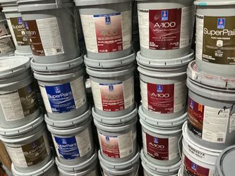 Interior & Exterior Paint in beige, off white, grey , navy blue $60 per bucket. (White is not available )