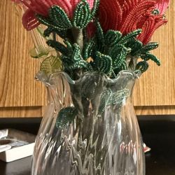 Handmade Beaded Flower Rose