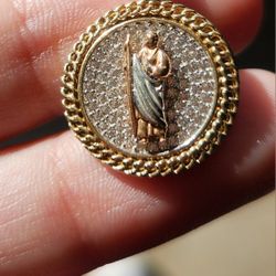 San Judas 14k Pendant 