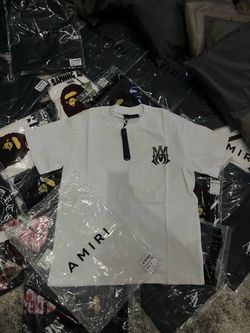 Amiri White MA Logo T-Shirt Size S