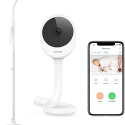 NETVUE Peekababy Baby Camera Monitor, Wireless Baby Monitor with Camera & Audio, 4-in-1 Crib Mount
