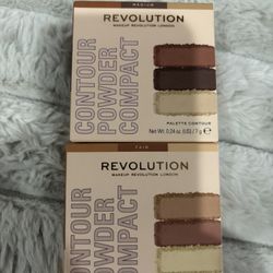 NEW REVOLUTION CONTOUR POWDER COMPACT IN FAIR AND MEDIUM $5 Each!