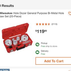 Milwaukee Hole Saw Set