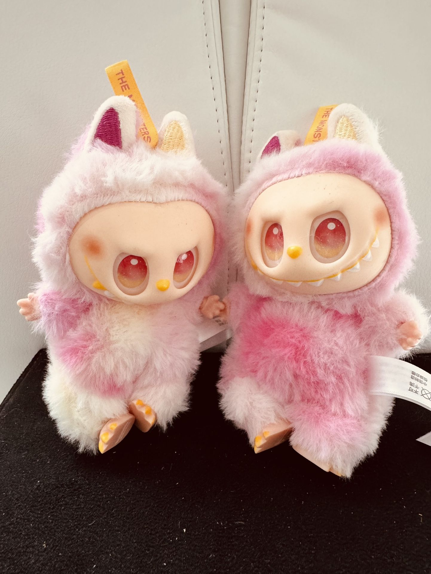 Two Pink Monster Plushy Together Bundle