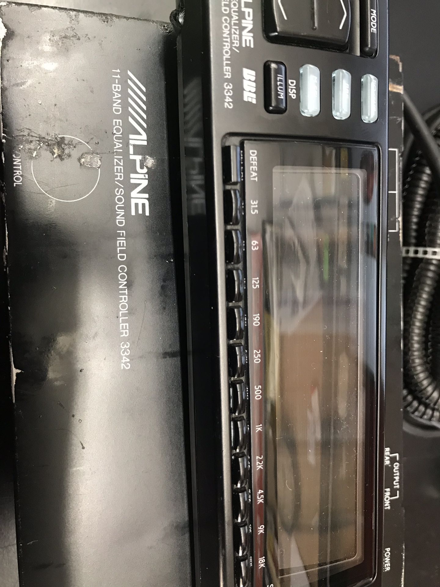Alpine Digital graphic equalizer