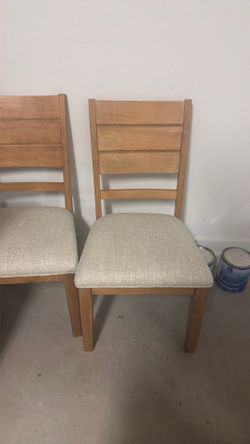 Dining room table chairs - set of 8