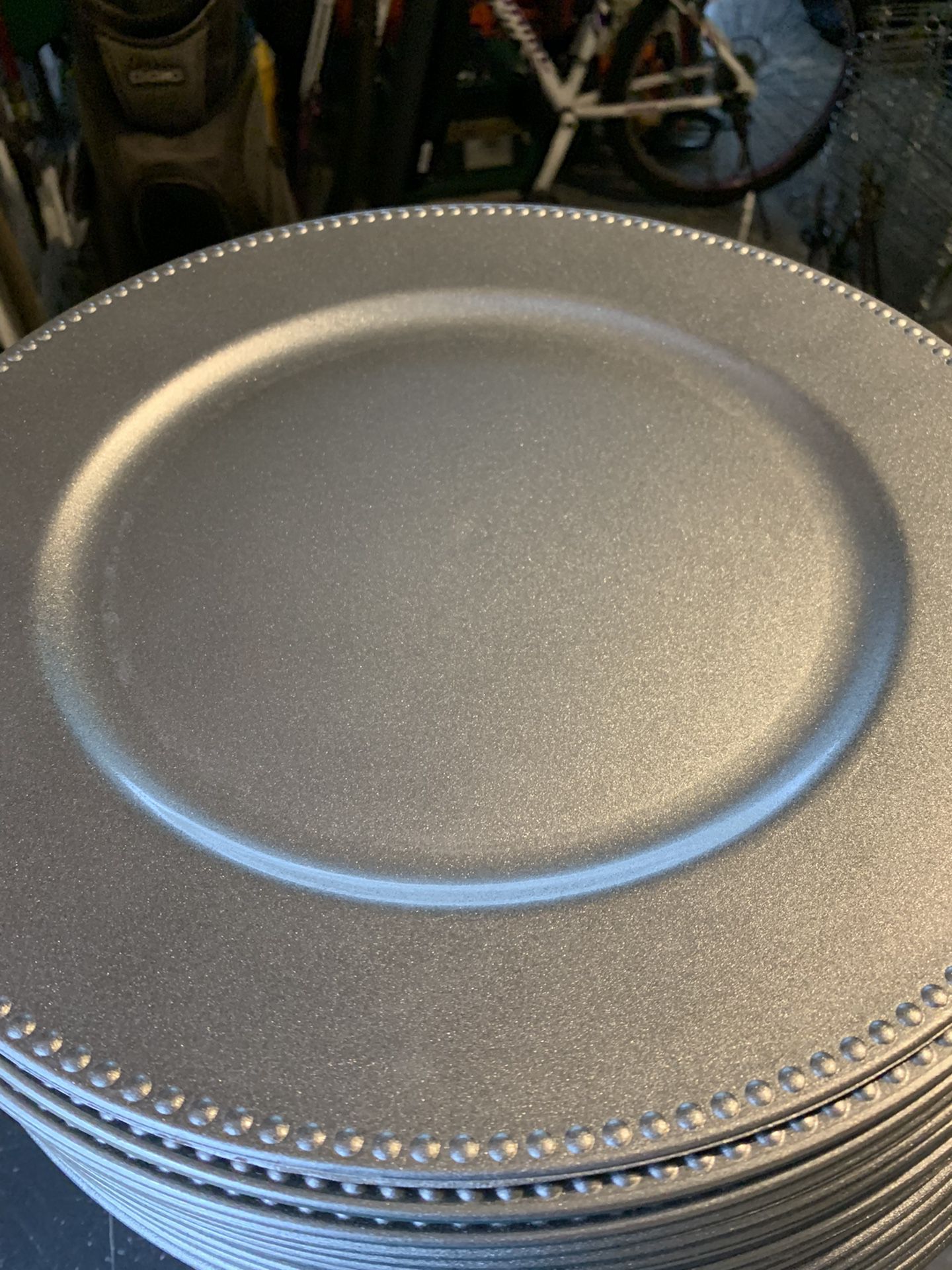 Silver Charger Plates