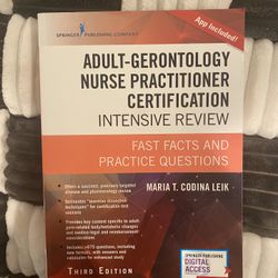 Adult Gerontology Nurse Practitioner Certification Intensive Review Book