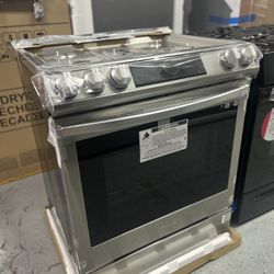 Samsung 6.0cu.ft Stainless Steel Slide In Gas Range