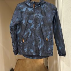 girls windbreaker jacket size L 