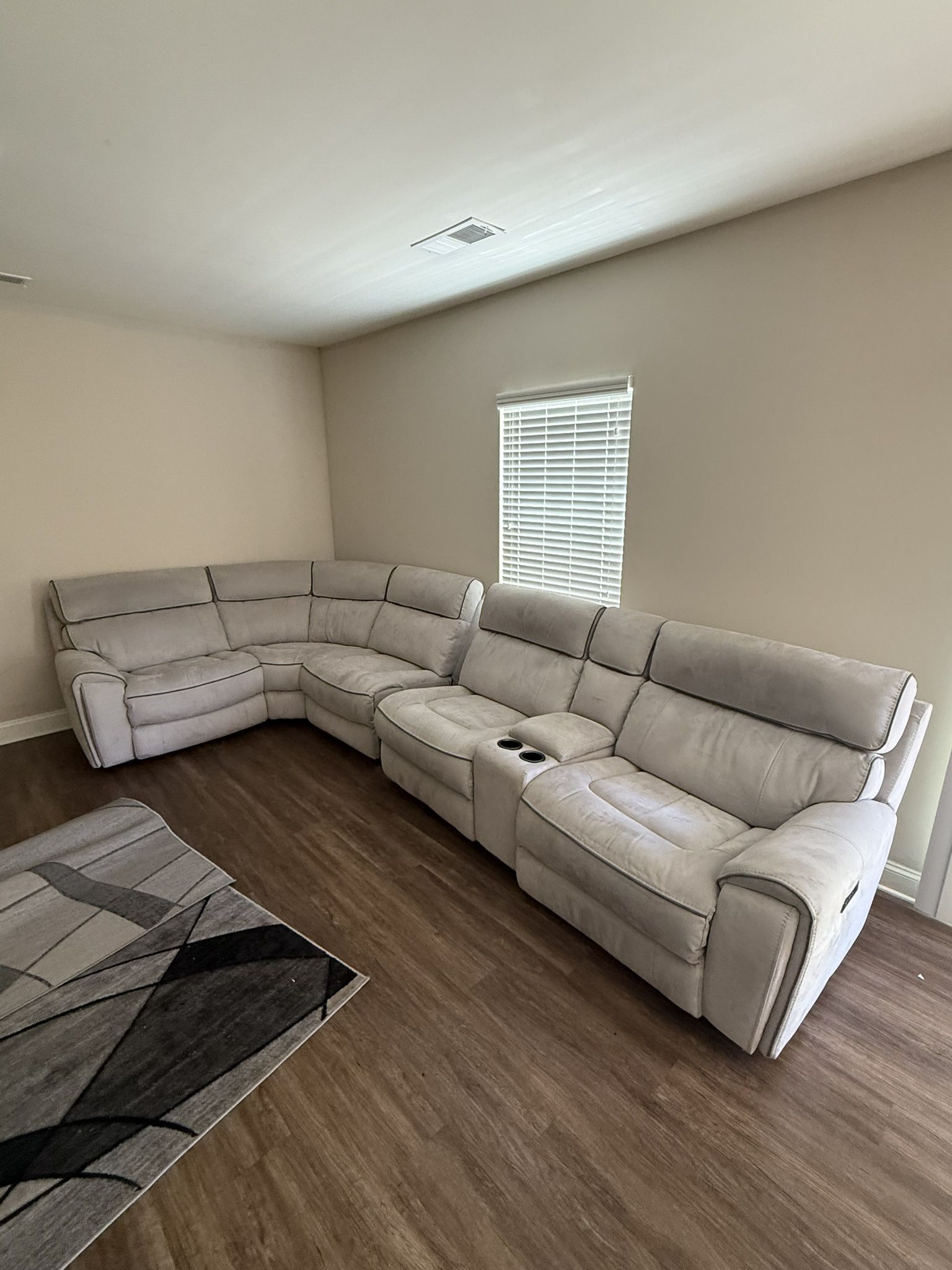 6-piece reclining couch
