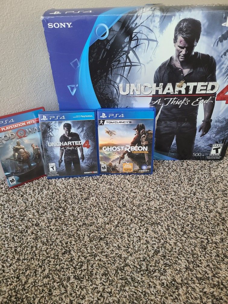 Ps4, 6 Games, 2 Controllers,New Products : American Fashion Style Bags On Sale