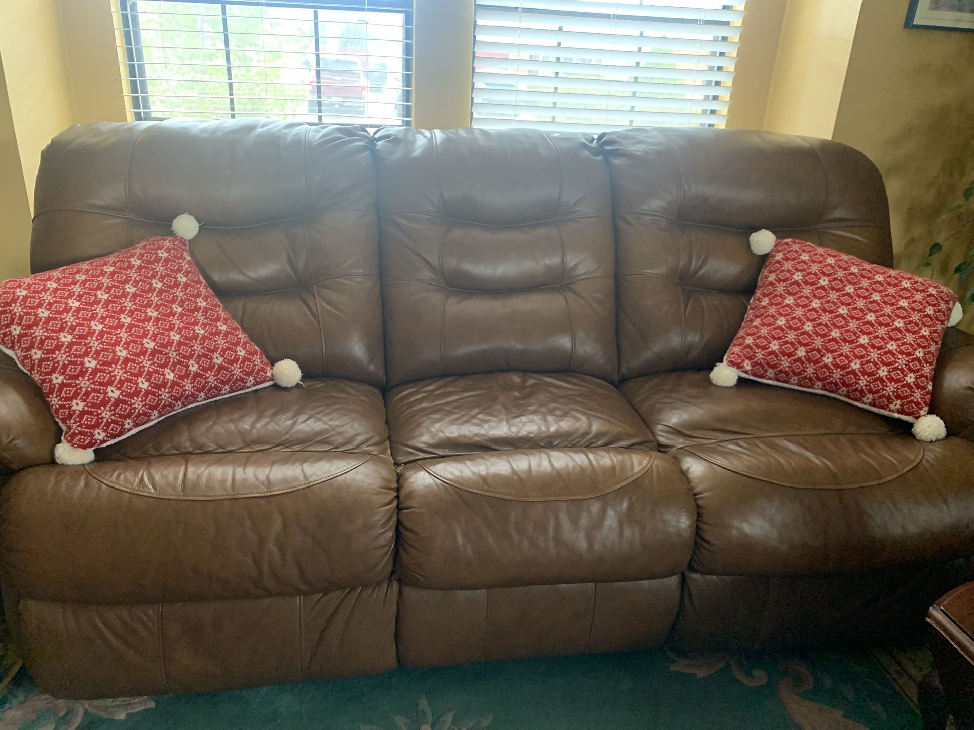 Leather Sofa/Loveseat