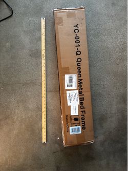 Queen Metal Bed Frame - Brand New / Boxed for Easy Transport!