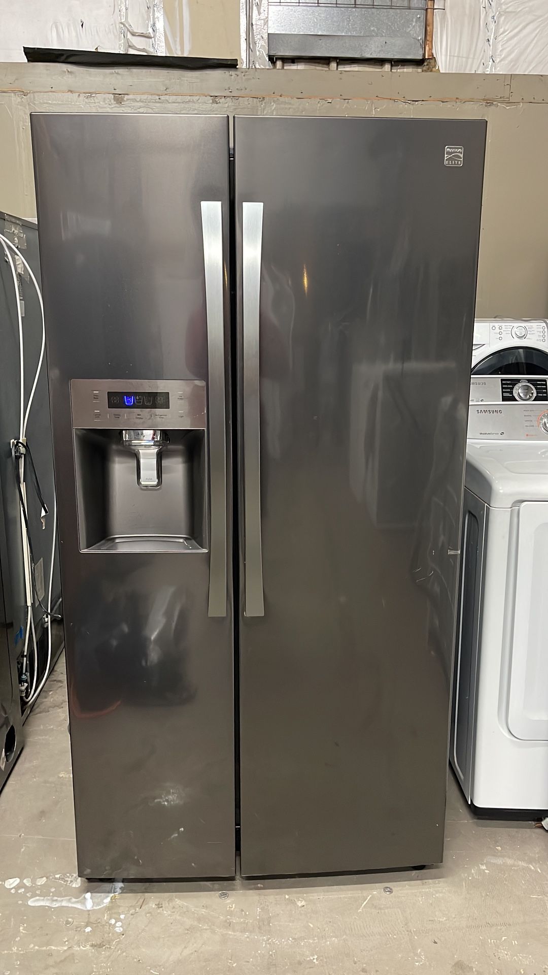 Kenmore Black Stainless Steel Refrigerator CounterDepth