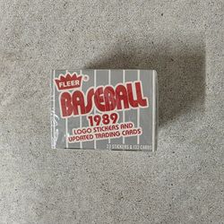 1989 Sealed Fleer Baseball Card Update Set