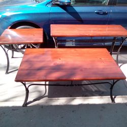 3 Coffee end tables
