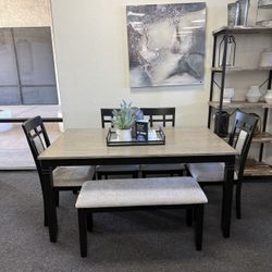 Dining Set With 6 Chairs