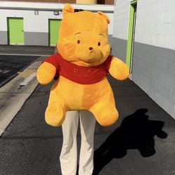 Xl Winnie The Pooh Plush Valentines Gift Plushy Roses Flowers 