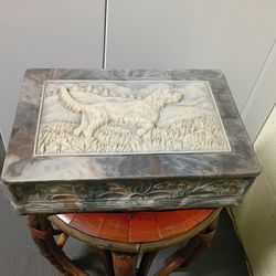 Incolay stone jewelry Box