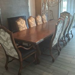 Dining Room Table Seats 12 Bar Stools And 2 China