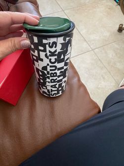 Starbucks Tumbler black and white