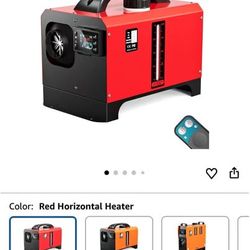 BKW Diesel Heater 12V, Portable All in One Air Heater with 1.32 Gal Tank and Remote Contr
