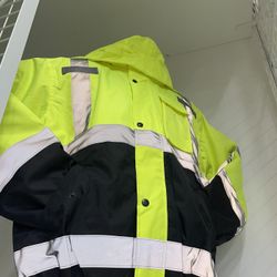 Hi-Vis Reflective Rain jacket