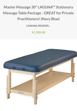 Stationary master massage table