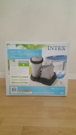 Intex Cartridge Filter Pump (2,500 GPH)