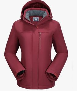 XL women’s fleece waterproof ski jacket