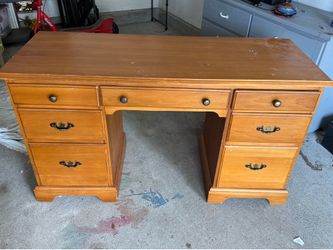 Brown Wooden Desk