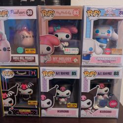 Flocked Chase Kuromi Funko And 5 Others New 