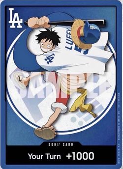 Buying Dodgers Luffy Don Card One Piece