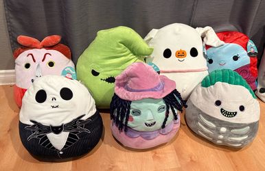Lot of New With Tags Nightmare Before Christmas 🎃Squishmallows all for $30!